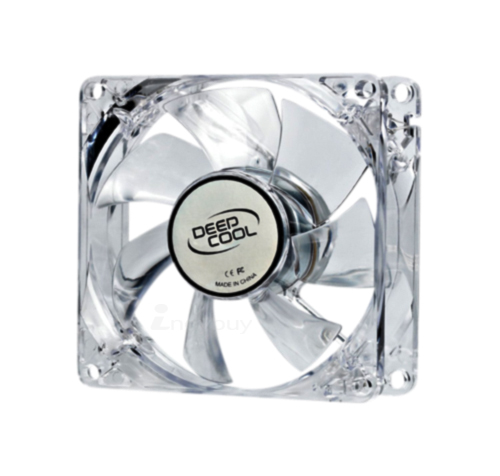 Deepcool XFAN 80mm Transparent Cooling Fan with Green LED (PC)